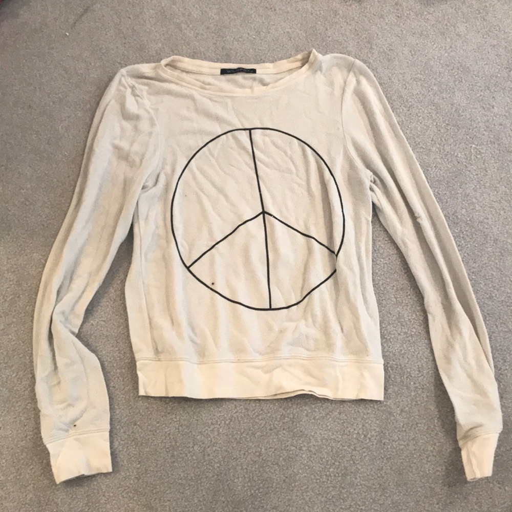 Wild fox peace sweatshirt